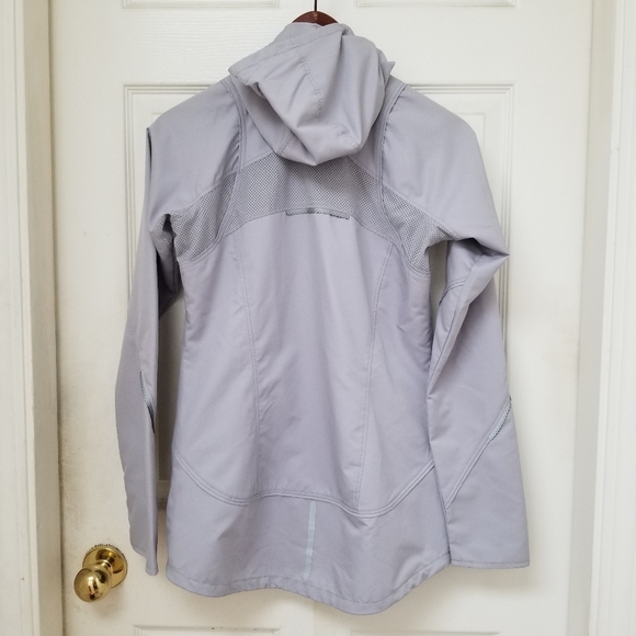 MEC lightweight gray water resistant running jacket xsmall - Picture 2 of 8